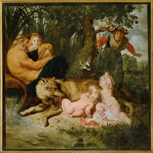 Romolo e Remo (dipinto su tela) da Peter Paul Rubens
