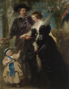 Rubens, sua moglie Helena Fourment e il loro figlio Frans, ca. 1635 da Peter Paul Rubens