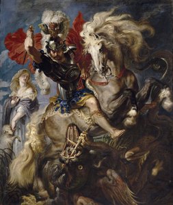 San Giorgio e il drago, 1606-1608 da Peter Paul Rubens