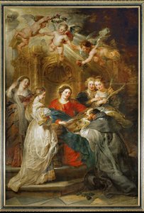 La Santa Vergine appare a San Ildefonso da Peter Paul Rubens
