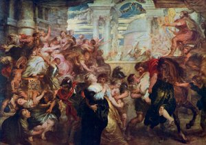 Il ratto delle Sabine, c1635-1640, 1912 da Peter Paul Rubens