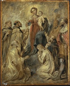 La Vergine e il Bambino del Rosario da Peter Paul Rubens