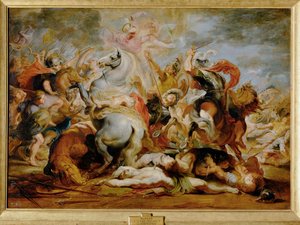 La morte del console Decio Mus (dipinto su tavola) da Peter Paul Rubens