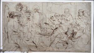 Tomiri con la Testa di Ciro (verso) da Peter Paul Rubens