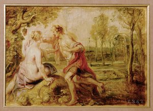 Vertumnus e Pomona (dipinto su tavola) da Peter Paul Rubens