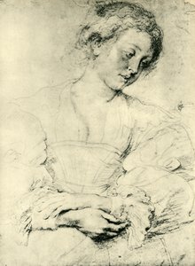 Giovane donna con le mani giunte da Peter Paul Rubens