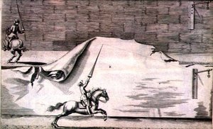Due Cavalieri che si Allenano con le Lance da 