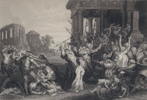 Strage degli innocenti da Peter Paul after Rubens