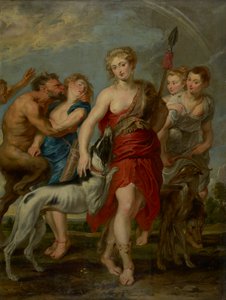 Diana e le sue ninfe a caccia da Peter Paul studio of Rubens