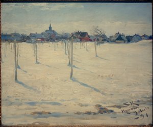 Hornbaek in inverno da Peder Severin Krøyer