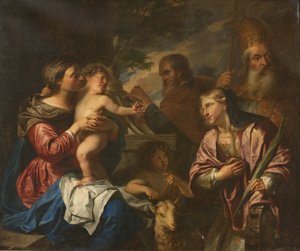 Il matrimonio mistico di Santa Caterina da Peter Thys