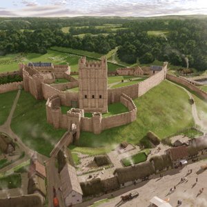 Castello di Richmond, Richmond, Richmondshire, North Yorkshire, 2016 da Peter Urmston