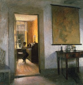 Ragazzo che studia da Peter Vilhelm Ilsted
