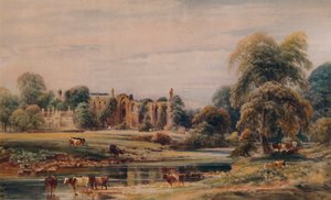 Bolton Abbey e Rettorato, 1846, 1935 da Peter de Wint