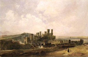 Castello di Caernarvon da Peter de Wint