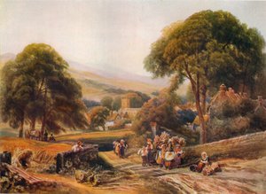 Il ritorno dei mietitori, c1804-1849, 1936 da Peter de Wint