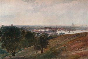 Il Tamigi da Greenwich Hill, c1820