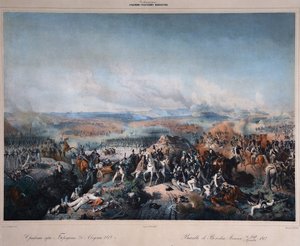 Guerra napoleonica - Campagna di Russia del 1812: la battaglia di Borodino da Peter von Hess