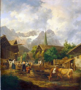 Mattina a Partenkirchen da Peter von Hess