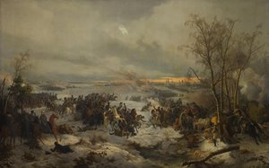 La battaglia di Krasnoi Krasny del 17 novembre 1812 da Peter von Hess