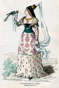 Signora del maniero del tempo di Carlo VI di Francia, 1395 1882-1884 da Petit