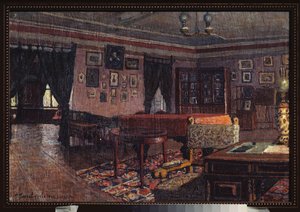 Il salone nella casa di Peter Ilich Tchaikovsky