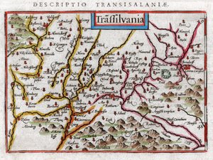 Mappa della Transilvania 1616
