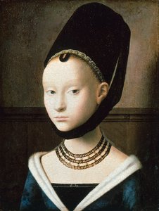 Ritratto di giovane ragazza da Petrus Christus