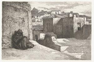 Veduta di Tangeri da Petrus Johannes Arendzen (attributed to)