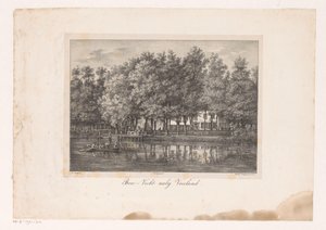Veduta della tenuta Breevecht da Petrus Josephus Lutgers