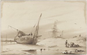 Navi sulla spiaggia da Petrus Paulus Schiedges (I)