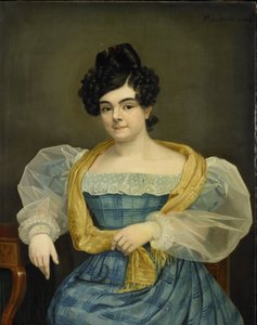 Ritratto di Adriana Johanna van Wijck, moglie di Johannes Ploos van Amstel