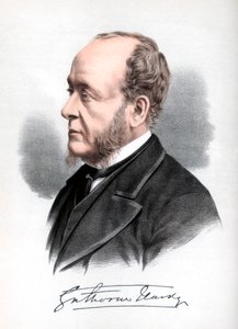 Gathorne Hardy, 1º conte di Cranbrook, politico conservatore britannico, c1890 da Petter and Galpin Cassell