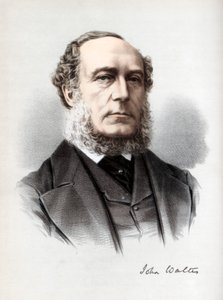 John Walter, politico liberale moderato britannico, c1890