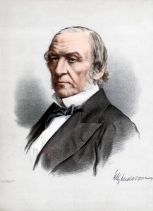 William Ewart Gladstone, statista del Partito Liberale britannico e Primo Ministro, c1890 da Petter and Galpin Cassell