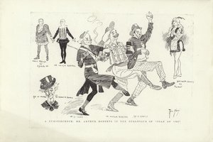 Un ricordo, Mr Arthur Roberts nella Burlesque di Giovanna d