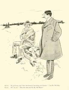 Cartone animato di Phil May, dagli anni 1890 da Phil May