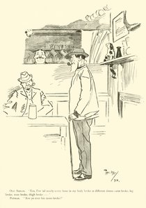 Cartone animato di Phil May, dagli anni 1890 da Phil May