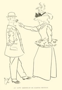 Cartone animato di Phil May, dagli anni 1890 da Phil May