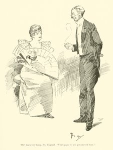 Cartone animato di Phil May, dagli anni 1890 da Phil May