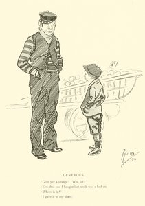 Cartone animato di Phil May, dagli anni 1890 da Phil May