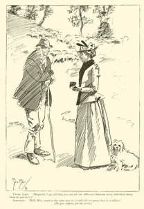 Cartone animato di Phil May, dagli anni 1890 da Phil May