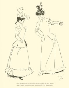 Cartone animato di Phil May, dagli anni 1890
