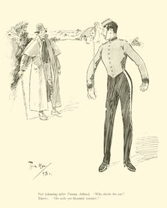 Cartone animato di Phil May, dagli anni 1890