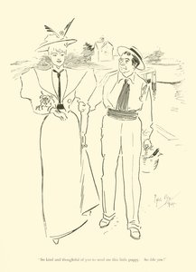 Cartone animato di Phil May, dagli anni 1890