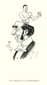 Il Marchese di Queensberry (litografia) da Phil May