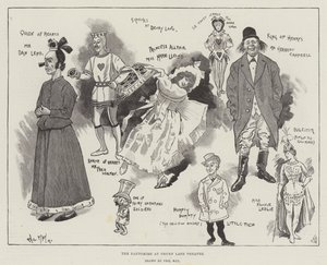 La pantomima al Drury Lane Theatre