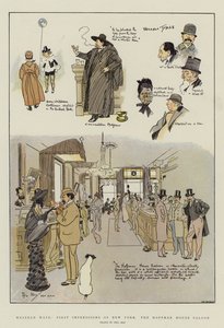 Vie occidentali, prime impressioni di New York, il saloon della Hoffman House