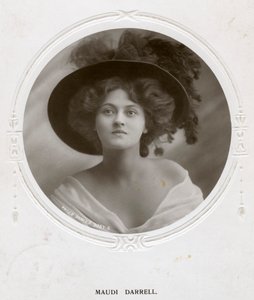 Maudi Darrell, attrice britannica, c1908 da Philco Publishing Company