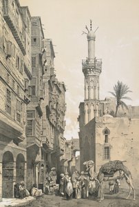 Una strada della città di Rosetta da Philibert Joseph Girault de Prangey